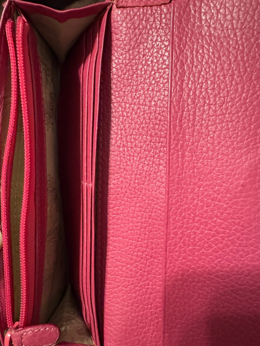 My Flat in London Hot Pink Bow Wallet with Crystal Accent - Picture 5 of 6